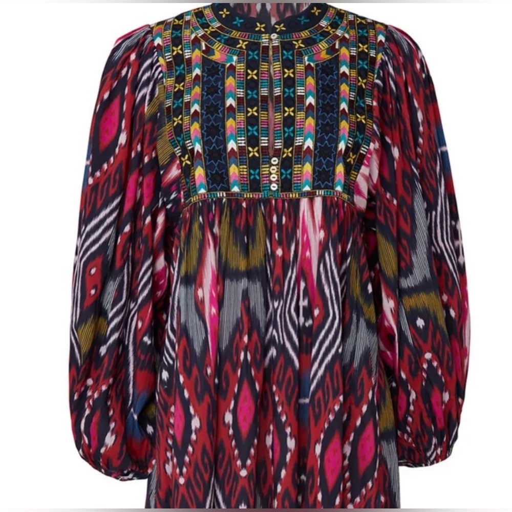 Figue Multi Print Nora Dress, size M - Picture 4 of 10